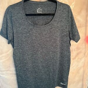 Nike Women's Charcoal Dri-FIT Tee